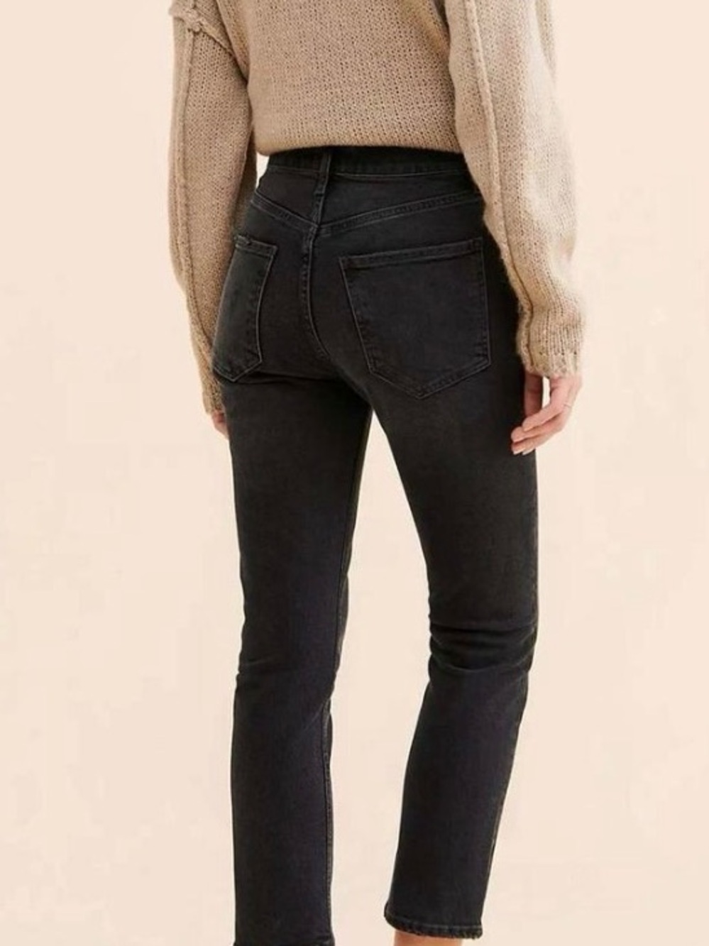 AGOLDE Double Pocket Riley High Rise Straight Leg Jeans – Savage – Size 27